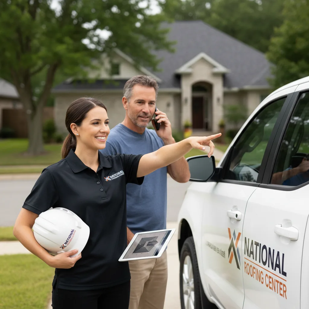 National Roofing Center customer support in Columbia Heights